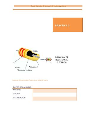 Practica[3] Medicion De Resistencia Electrica