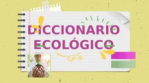 Diccionario Ecologico