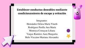 Condicionamiento De Escape Y Evitación