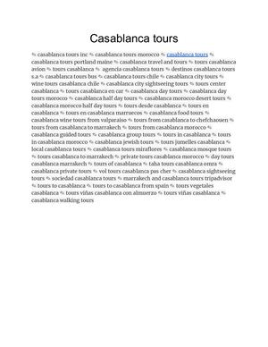 Casablanca Tours (1)