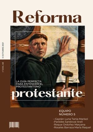 GUÍA Reforma Protestante
