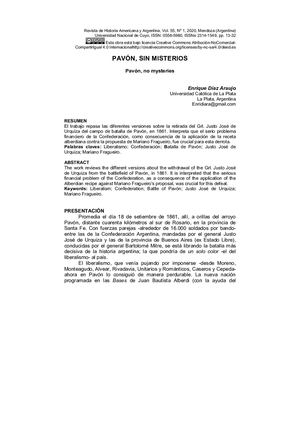 Pavón, sin misterios