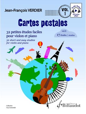Jean-François VERDIER - Cartes Postales Violon Vol 1