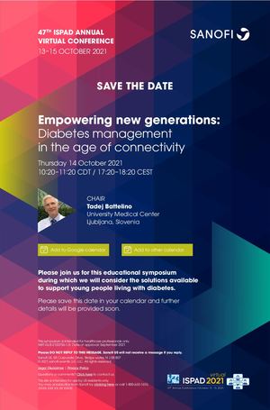 Ispad 2021 Save The Date