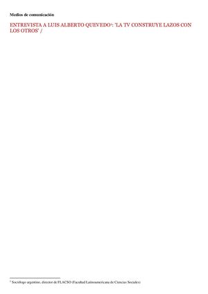 Entrevista A Luis Alberto Quevedo Tv (2)