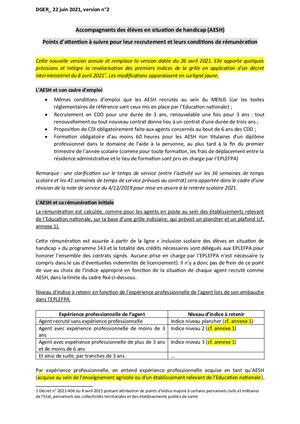 Gestion Des Aesh Dans Les Eplefpa Dger V2 Final