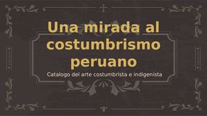 Catalogo De Pinturas Costumbristas E Indigenistas
