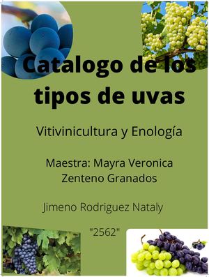 Revista de tipos de uvas