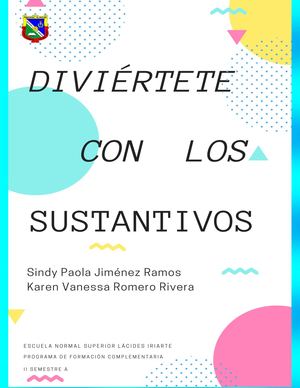 Diviértete con los sustantivos