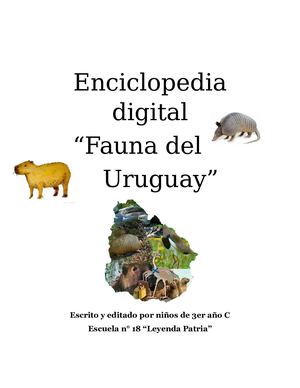 Enciclopedia digital "Fauna del Uruguay"