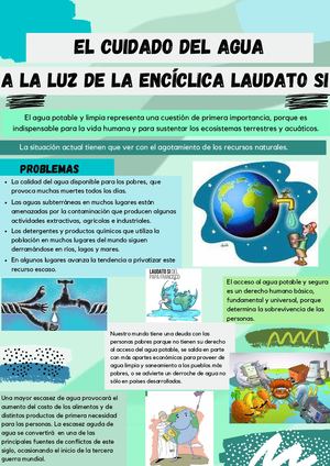 El Cuidado Del Agua A La Luz De La Encíclica Laudato Si (1)