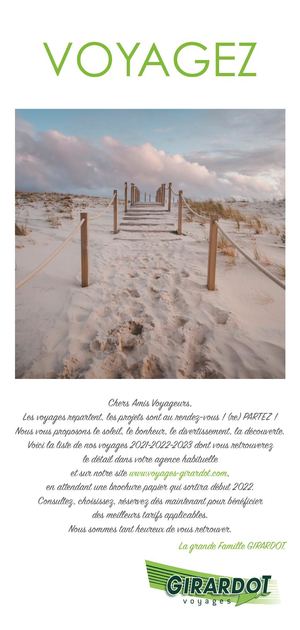 Programmation Voyages Girardot 2022