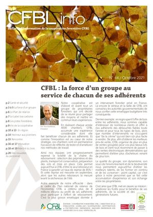 Cfbl Info N° 44 Octobre 2021 Web