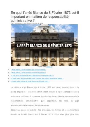 L’arrêt Blanco :)