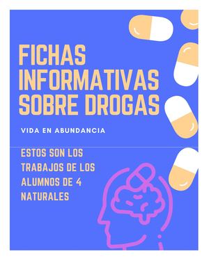 Fichas Informativas Sobre Drogas 4 Naturales