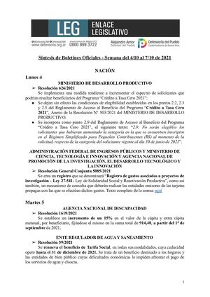 Actualización Normativa Semana Del 4 10 Al 7 10 De 2021