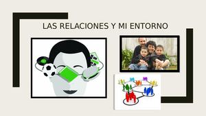 Las Relaciones Y Mi Entorno