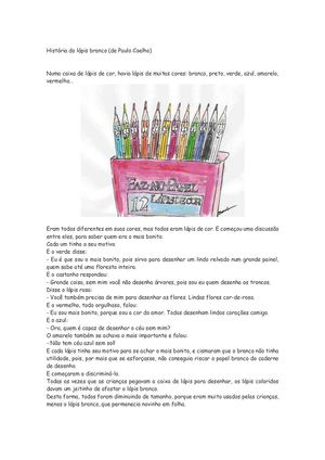 História Do Lápis Branco