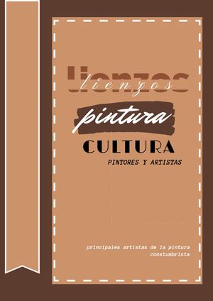 Pintura Constumbrista