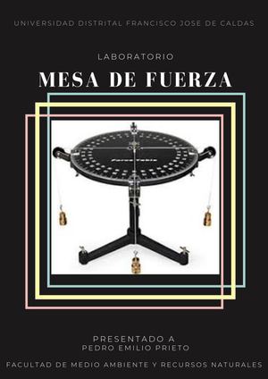 Laboratorio Mesa De Fuerza