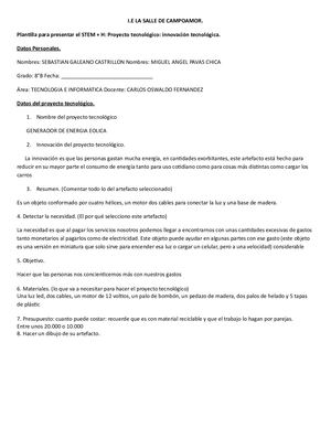 Generador De Energia Eolica Tec 8b