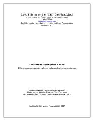 Seminario Proyecto Accion Seminario