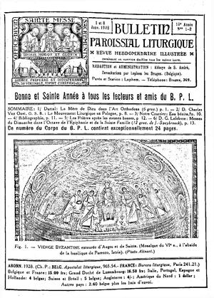 Bulletin Paroissial Liturgique 1928, 01-10