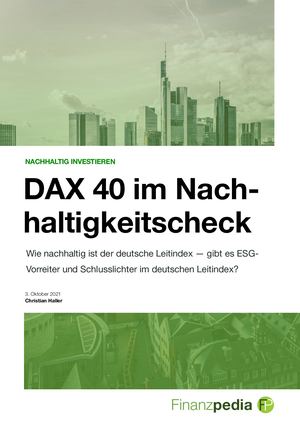 DAX 40 Nachhaltigkeitscheck 10-2021 (Finanzpedia)