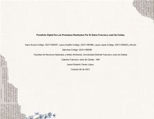 Portafolio Digital De Los Prototipos Realizados Por El Sabio Francisco José De Caldas