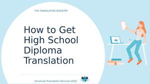How To Get High School Diploma Translation
