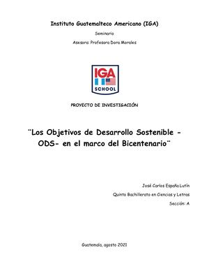 España José 5to A Proyecto De Investigación