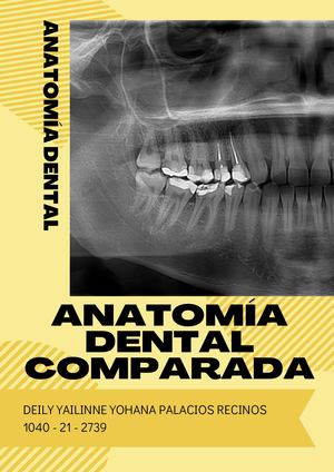 Anatomía Dental Comparada