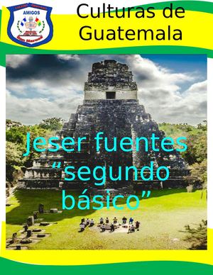 culturas de guatemala