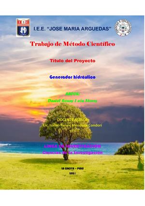 Trabajo De Método Científico Enviar