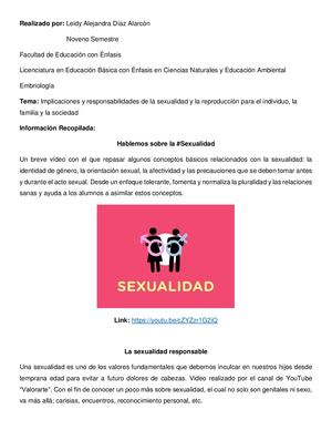 Educación Sexual