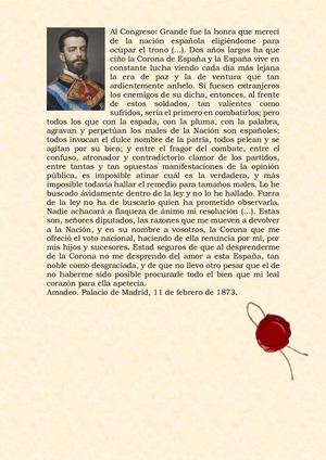 Abdicación Amadeo I