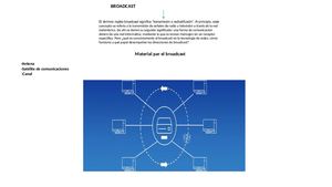 Broadcast y transmiciones de tokens