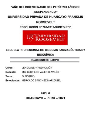 Cuaderno De Campo