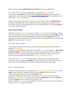 What Is Generic Viagra And How You Can Get It At An Affordable Price!.