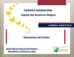 Realismo Magico Taxonomia Del Folclor