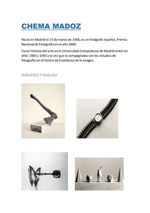 Mi Opinión Sobre Chema Madoz