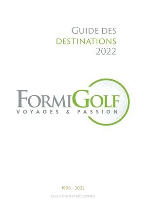 GUIDE FORMIGOLF 2022