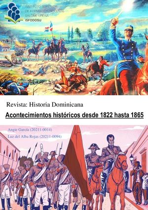 Revista Acontecimientos Históricos desde 1822 Hasta 1865 Luz Y Angie (1)
