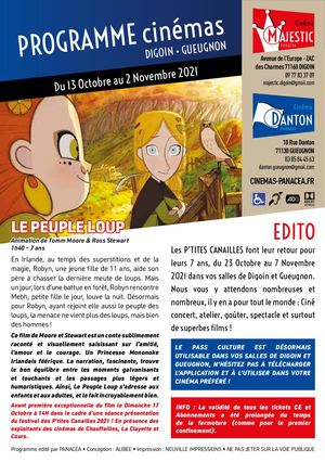 Programme Cinéma du 13 Octobre au 2 Novembre 2021 !