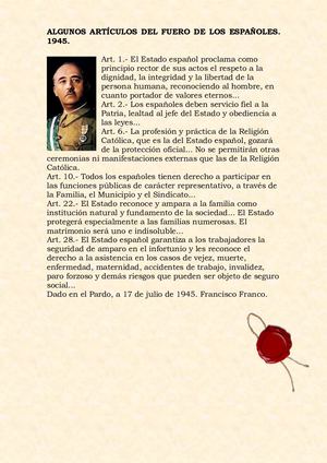 Fuero De Los Españoles