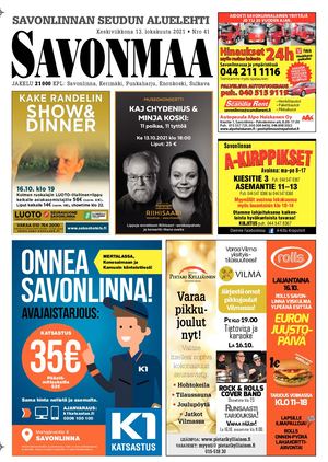 Savonmaa 41 13.10.2021