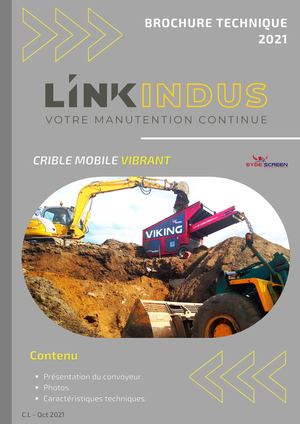 Crible Mobile Vibrant Vicking - Brochure Technique 2021