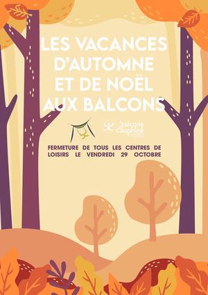 Programme vacances automne et hiver 2021