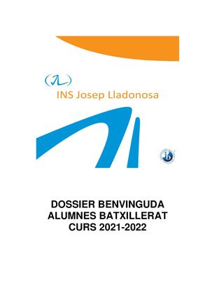 Dossier benvinguda Batxillerat 21 22