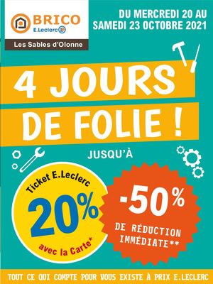 BRICO : 4 Jours De Folie !